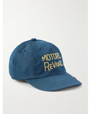 Visvim Excelsior Wool And Silk-Blend Twill Cap - Blue