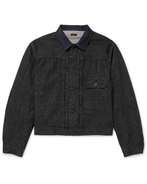 Kapital Denim Trucker Jacket - Black