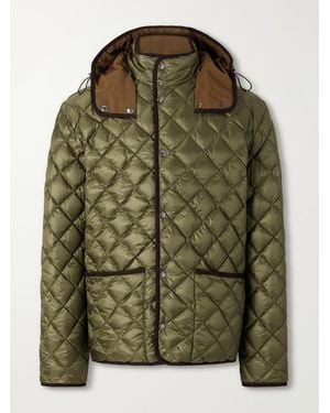 Moncler Venserre Quilted Shell Down Jacket - Green
