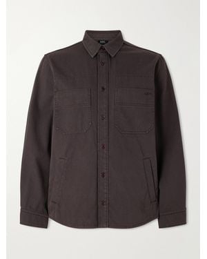 A.P.C. Noah Cotton-Twill Blouson Jacket - Black