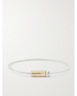 Le Gramme 7G Sterling And-Karat Bracelet - Natural