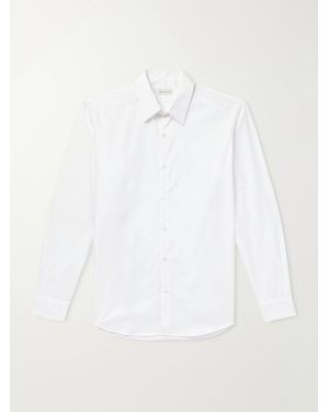 Dries Van Noten Curles Cotton-poplin Shirt - White