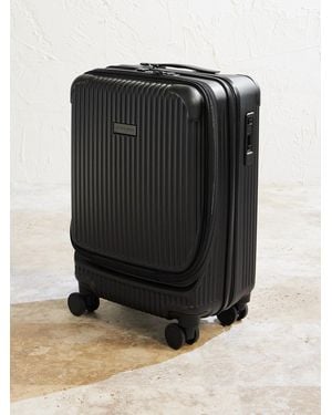 master-piece Polycarbonate Carry-On Suitcase - Black