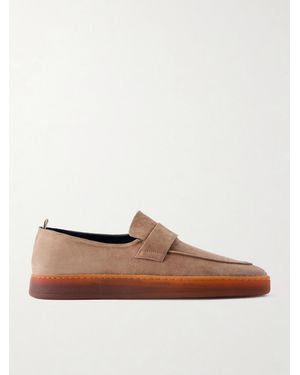 Officine Creative Ambrie 001 Suede Loafers - Brown