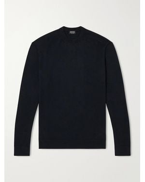 ZEGNA Cashmere Sweater - Blue