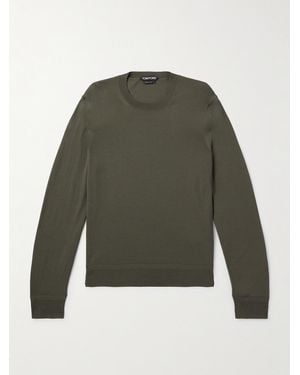 Tom Ford Pullover Slim-Fit - Verde