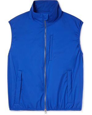 Loro Piana Tilman Slim-Fit Padded Shell Gilet - Blue