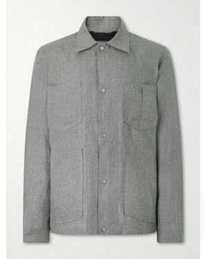 Rag & Bone Calder Linen Jacket - Grey
