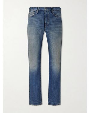 Acne Studios Straight-Leg Cotton Jeans - Blue
