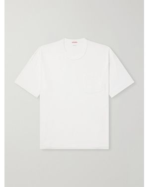 Visvim Set Of Three Sublig Jumbo Iii Cotton And Nylon-Blend Jersey T-Shirts - White