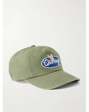 CHERRY LA Golden Eagle Logo-Embroidered Cap - Green