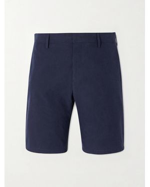 Paul Smith Straight-leg Cotton And Lyocell-blend Shorts - Blue