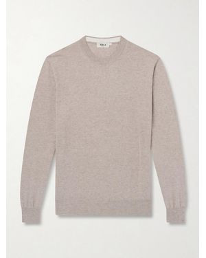 Altea Cotton And Cashmere-blend Jumper - White