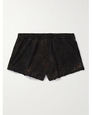 Balenciaga Shorts A Gamba Dritta - Nero
