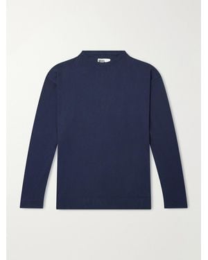 Margaret Howell Mhl. Cotton-Jersey T-Shirt - Blue