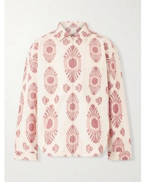 A Kind Of Guise Alvaro Printed Cotton-blend Canvas Jacket - Pink