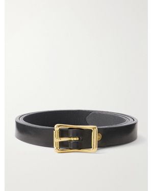 Yuketen 2Cm Leather Belt - Black