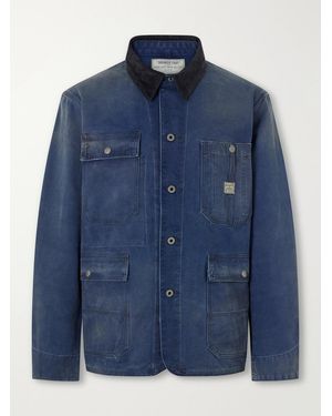 RRL Cotton-Canvas Blouson Jacket - Blue