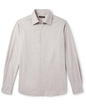 Slowear Glanshirt Slim-fit Cotton-twill Shirt - White