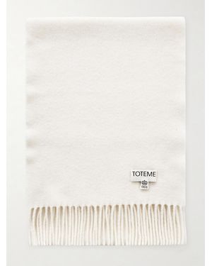 TOTEME Wool Scarf - Natural