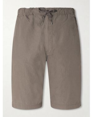 Orslow New Yorker Straight-leg Cotton Shorts - Grey