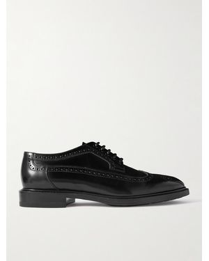 Celine Polished-Leather Brogues - Schwarz