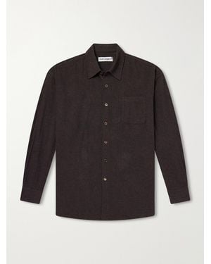 Our Legacy Borrowed Checked Woven Shirt - Black