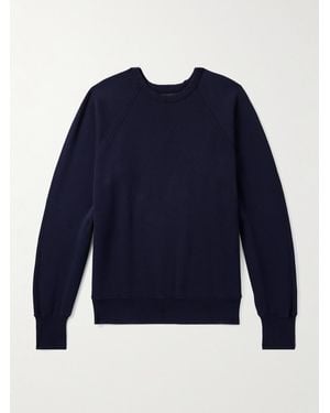 Les Tien Sweatshirt aus Baumwoll-Jersey - Blau