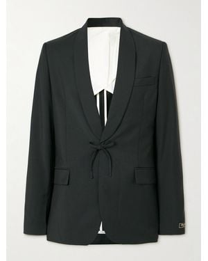 A Kind Of Guise Shinji Virgin Wool And Mohair-Blend Suit Jacket - Black