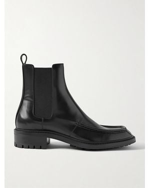 Saint Laurent Wesh Chelsea Boots aus Leder - Schwarz