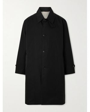 mfpen Client Cotton-Gabardine Coat - Black