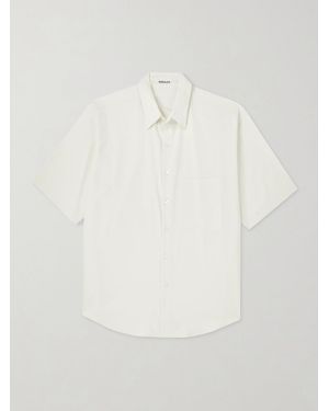 AURALEE Cotton-poplin Shirt - White