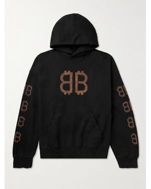 Balenciaga Crypto Hoodie Medium Fit - Black