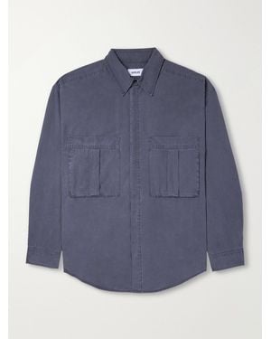 Agolde Clark Organic Cotton Shirt - Blau