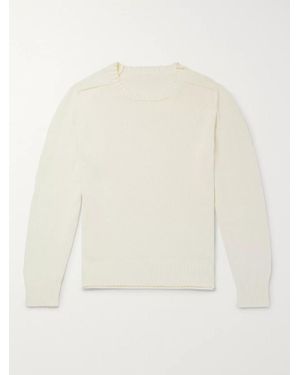 Anderson & Sheppard Cotton Jumper - White