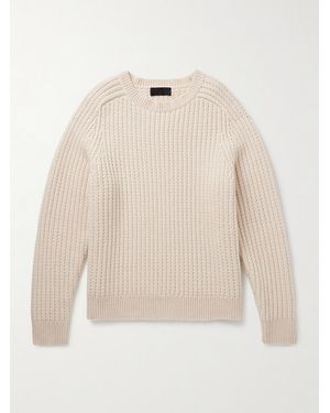 Nili Lotan Demitry Open-knit Jumper - Natural