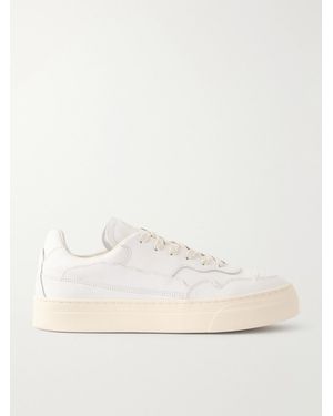 Omni Matta Leather Trainers - Natural