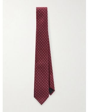 TOTEME 8cm Silk-Jacquard Tie - Lila