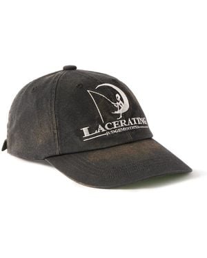 SAINT Mxxxxxx Embroidered Cotton-Twill Baseball Cap - Black