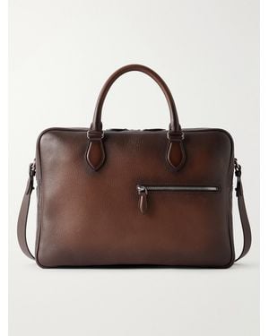 Berluti F088 Leather Briefcase - Braun
