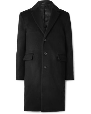 MR P. Wool And Cashmere-Blend Coat - Black