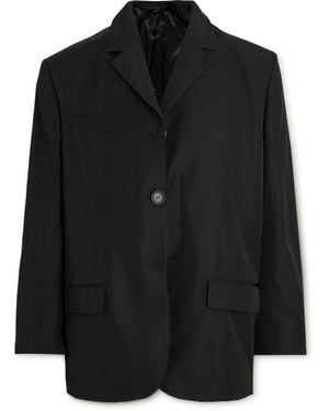 Acne Studios Juylio Unstructured Faille Blazer - Black