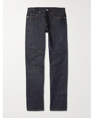 A.P.C. New Standard Regular-Fit Dry Selvedge Denim Jeans - Blue