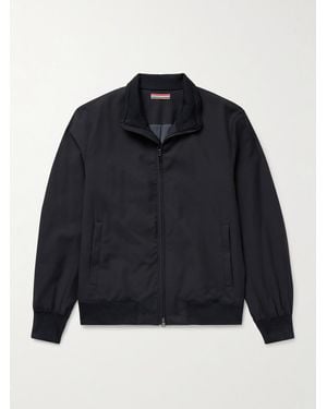 Orlebar Brown Alvaro Merino Wool Jacket - Blue