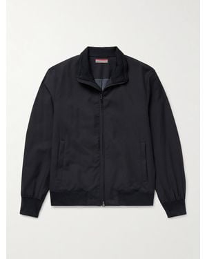 Orlebar Brown Alvaro Merino Wool Jacket - Blue