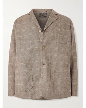 Beams Plus Giacca Destrutturata Oversize - Marrone