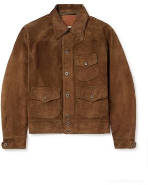 RRL Suede Jacket - Brown