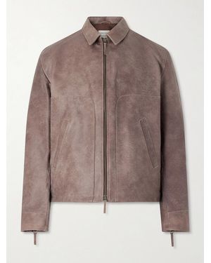 A Kind Of Guise Nandi Leather Jacket - Brown