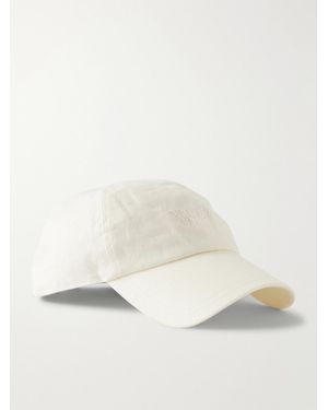Orlebar Brown Barney Logo-Embroidered Linen Baseball Cap - Natural
