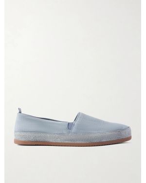 Mulo Canvas Espadrilles - Blue